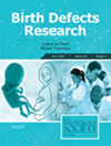 Birth Defects Research封面